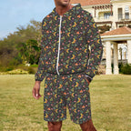 Dark Butterfly Men's Lightweight Sun Hoodie & Shorts Set Men's Lightweight Sun Hoodie & Shorts Printed Offshore