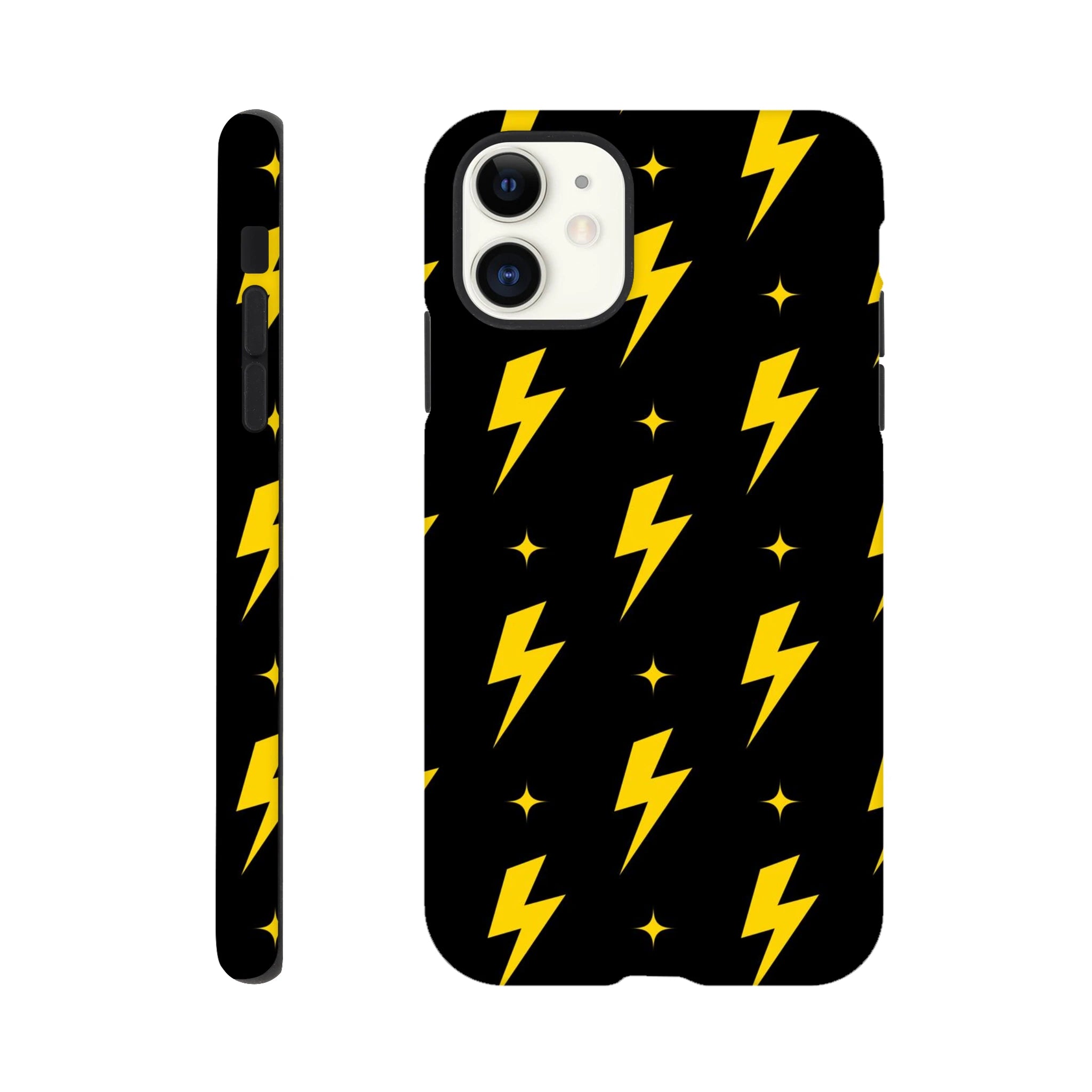 Yellow Lightning - Apple iPhone Tough case iPhone Tough Case comic Globally Fulfilled