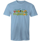 Meet Me Under The Mistletoe, Christmas - Mens T-Shirt Carolina Blue Mens Christmas T-shirt Christmas Printed In Australia