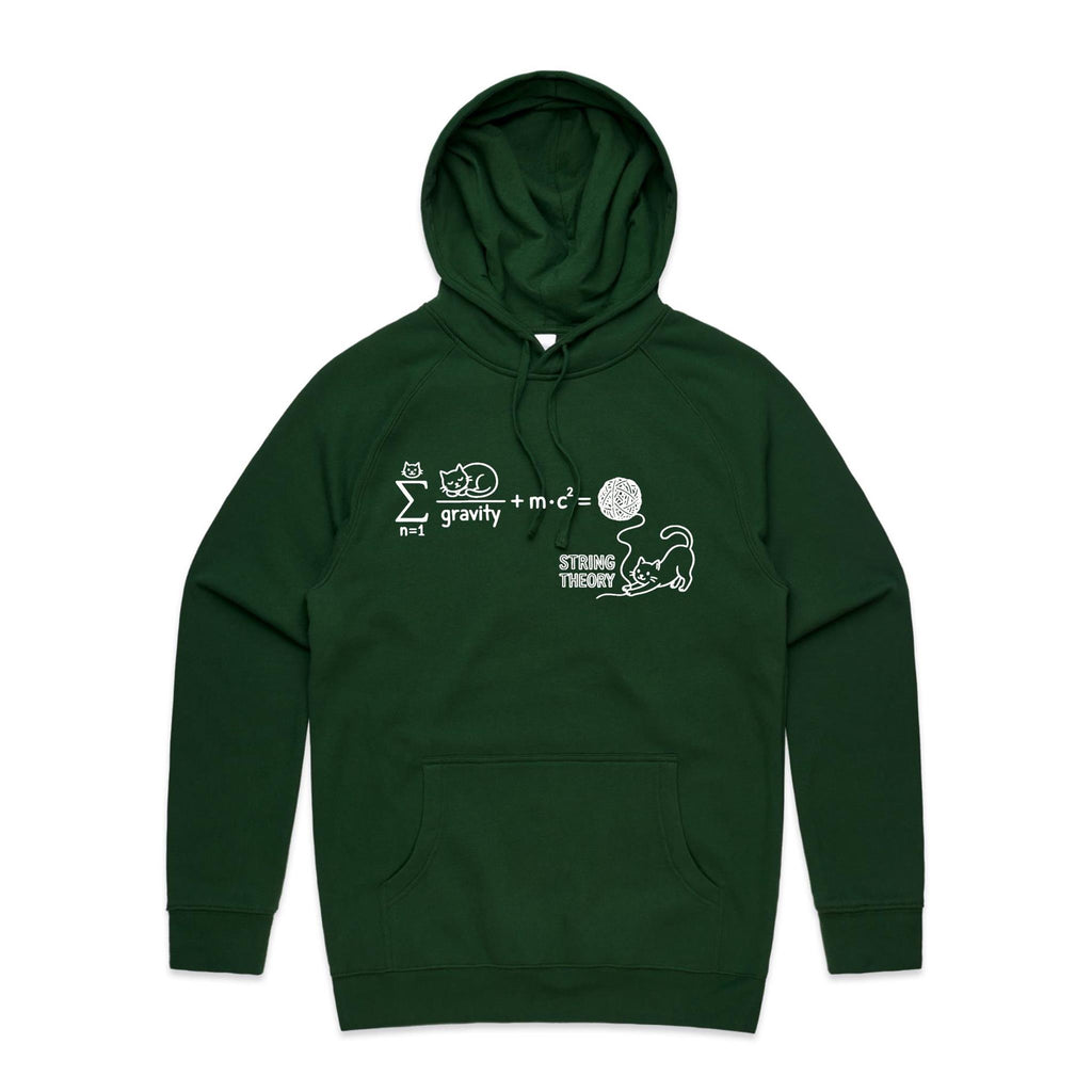Cat String Theory Physics Men's AS Colour Hoodie