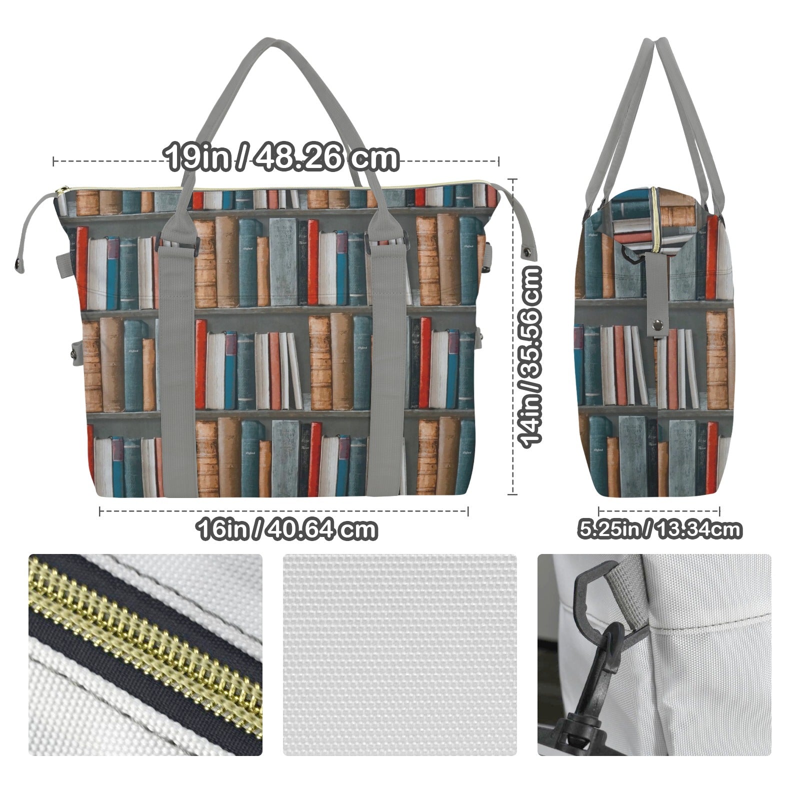Books Duffle Bag-Simple (Model 1715) Duffle Bag-Simple (1715)