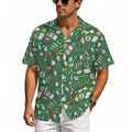 Science Love Men's Crinkle Hawaiian Shirt