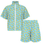 Rubber Ducks Women's Windbreaker Short Set