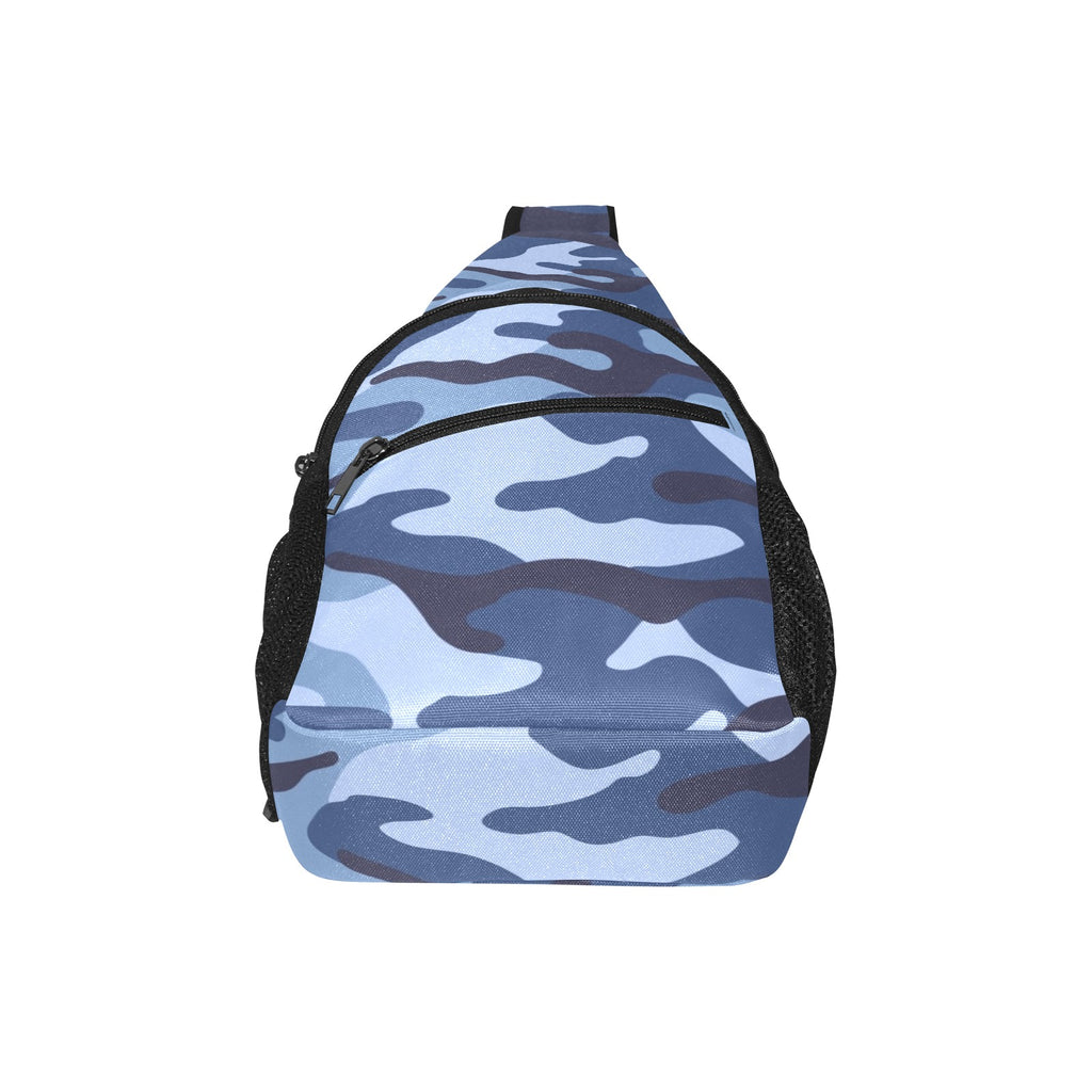 Blue Camouflage - Chest Bag