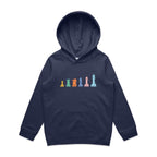Chess - Kids Hoodie Midnight Blue Kids Hoodie Printed In Australia