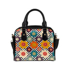 Happy Retro Flowers - Shoulder Handbag (Model 1634) Shoulder Handbags (1634)