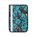 Flower It Blue Car Seat Belt Cover 7''x10'' (Pack of 2) Car Seat Belt Cover 7x10 (Pack of 2) Plants Printed Offshore