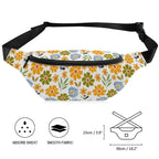 Retro Boho Flowers - Bum Bag / Fanny Pack