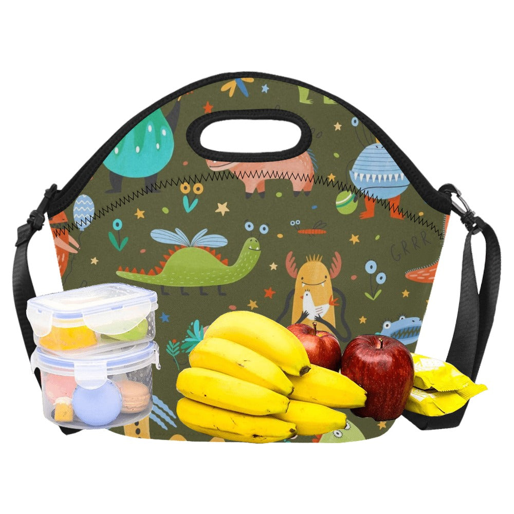Monsters - Neoprene Lunch Bag Neoprene Lunch Bag Printed Offshore