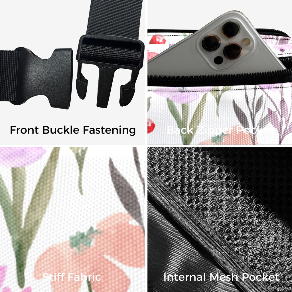Floral Watercolour - Belt Bag