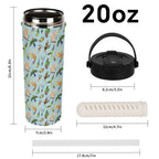 Parrots 20oz Tea Tumbler with Carry Handle