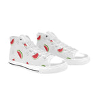 Watermelon - Men's High Top Canvas Shoes