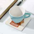 Coffee Is Always A Good Idea - Ceramic Coasters (Square) Ceramic Coasters Coffee Printed Offshore