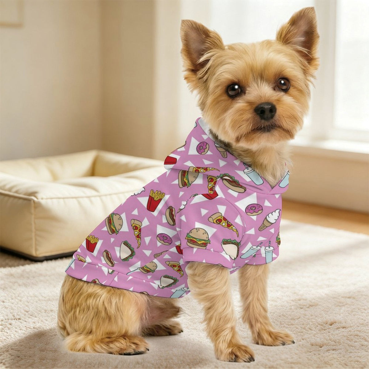 Fast Food Pet Hoodie (Small Size)