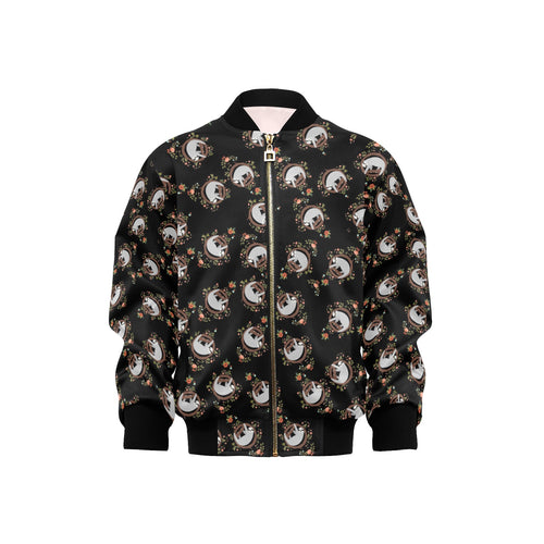 Baby Sloths Kids Bomber Jacket XL Kids Bomber Jacket animal Printed Offshore