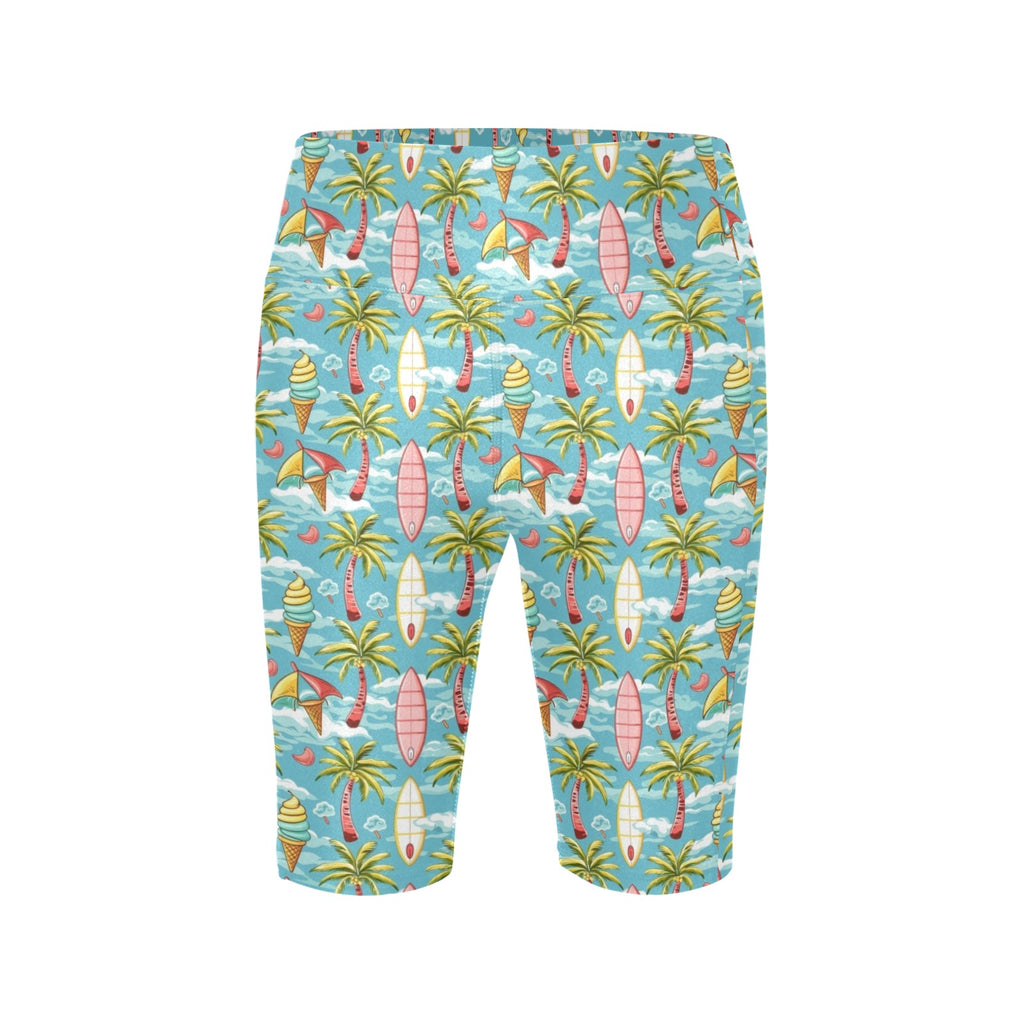 Summer Surf Women's Bike Shorts With Side Pockets