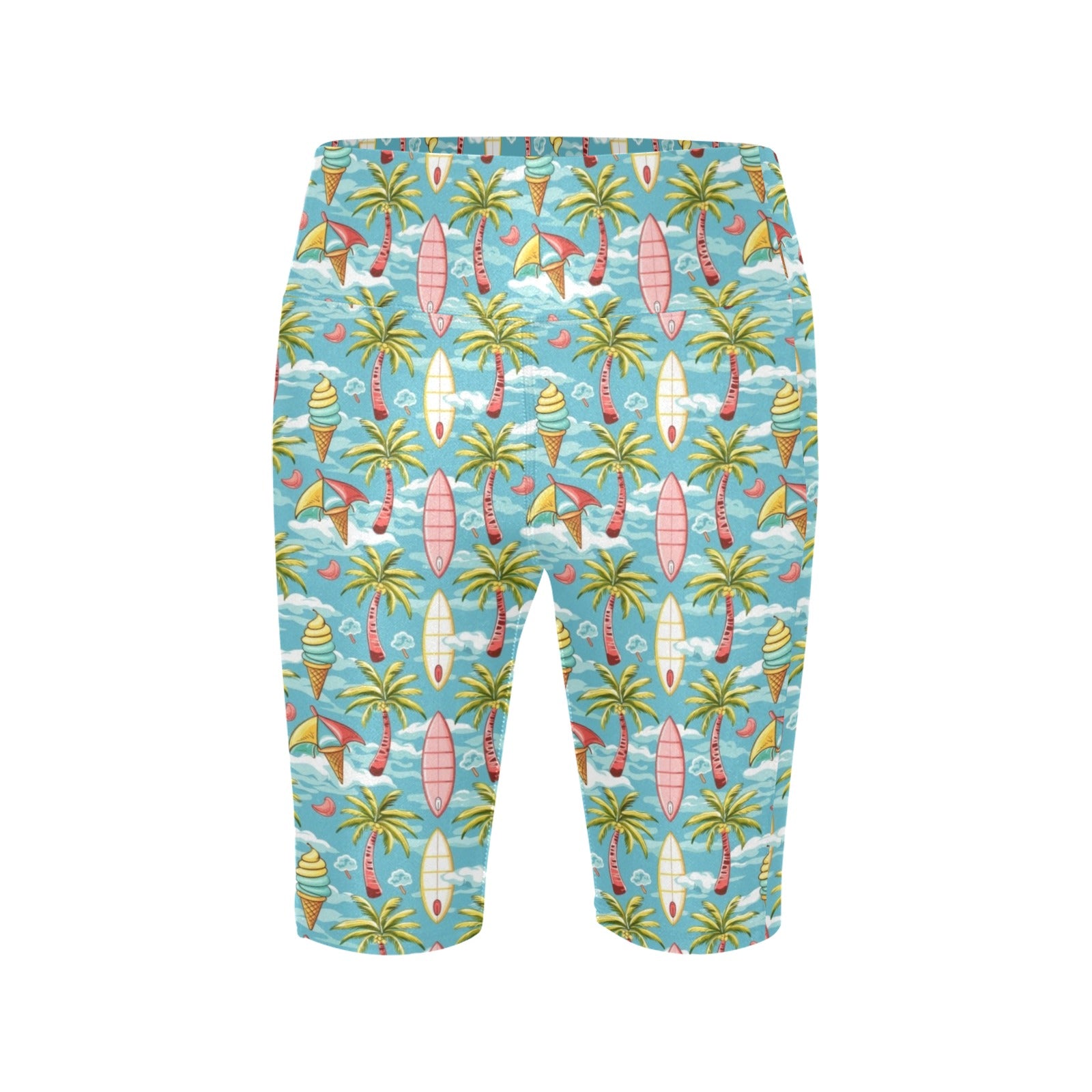 Summer Surf Women's Bike Shorts With Side Pockets