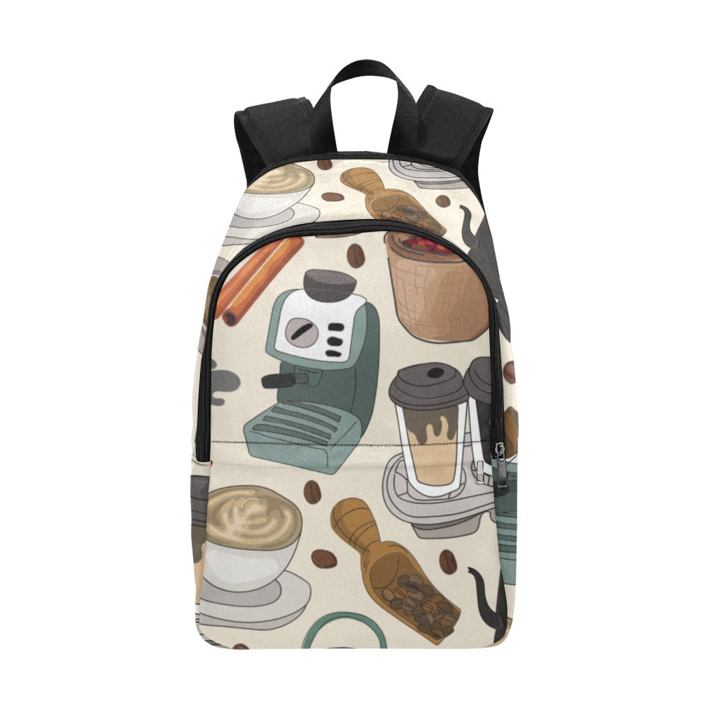 All The Coffee - Fabric Backpack