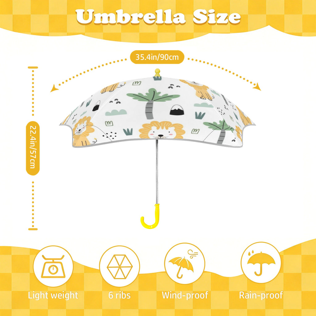 Lions Kids Safe Round Corner Umbrella