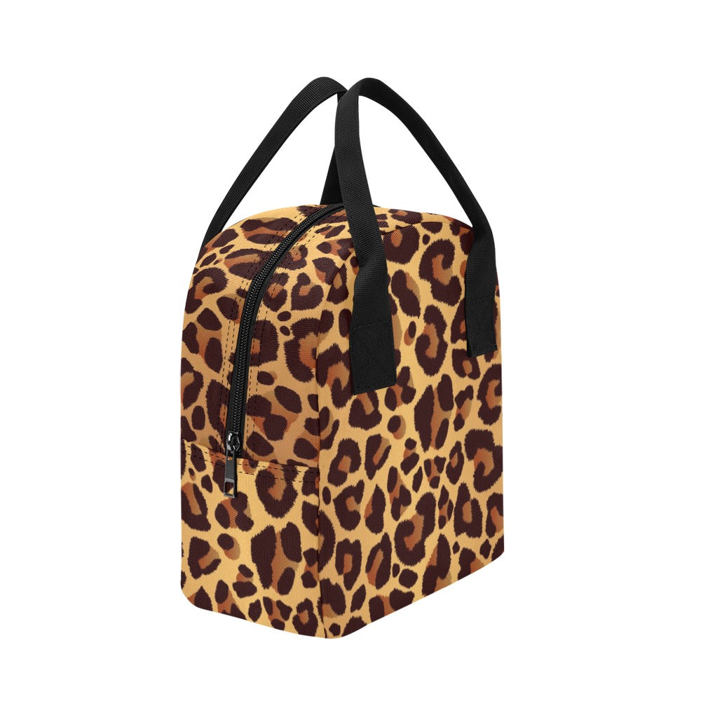 Leopard Print - Zipper Lunch Bag Zipper Lunch Bag Printed Offshore