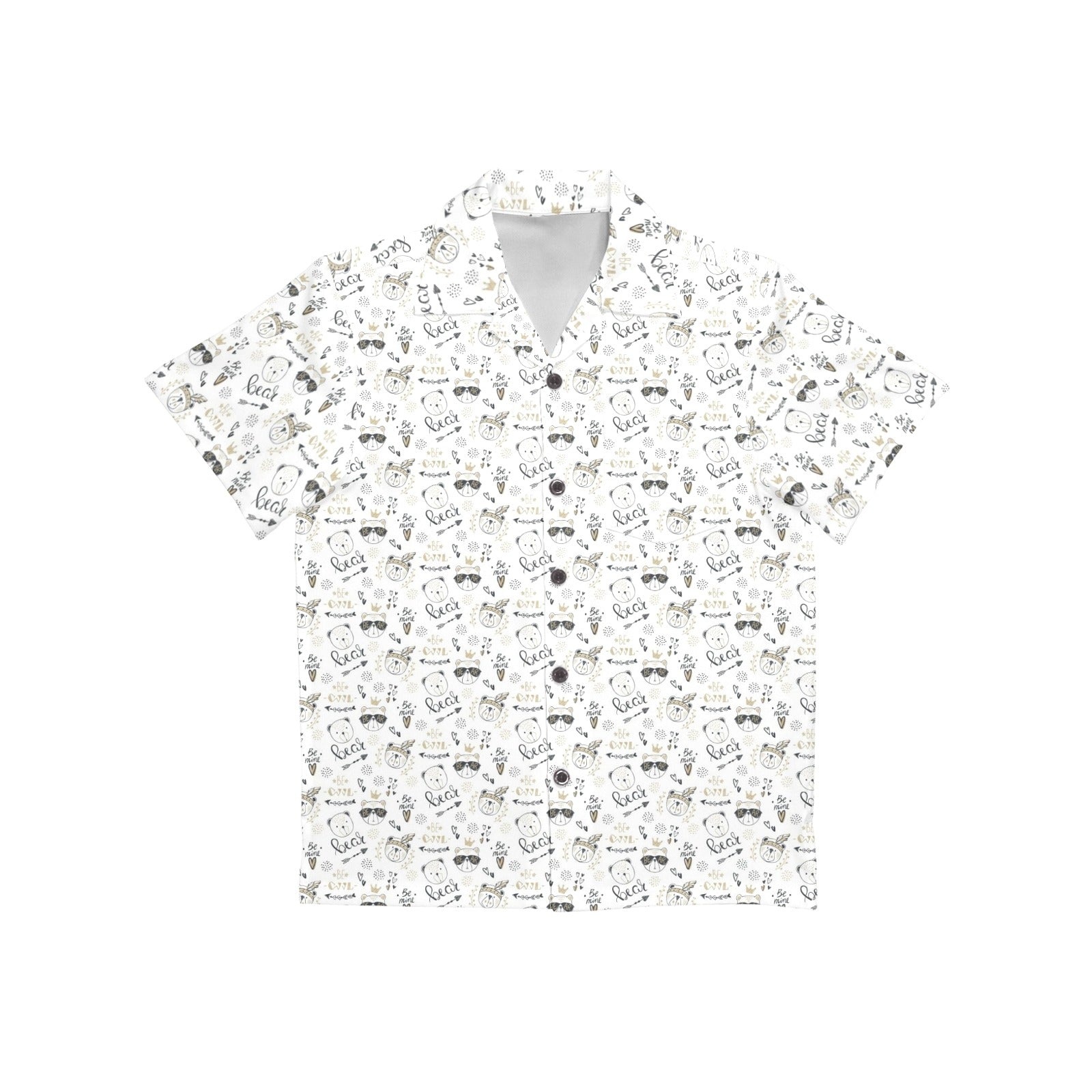 Bears Junior Kids Hawaiian Shirt