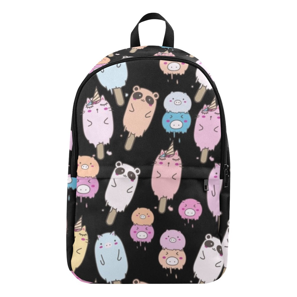 Cute Animal Ice Blocks - Fabric Backpack