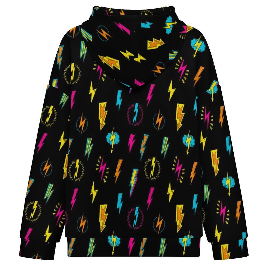 Fun Lightning Women's Full-Zip Hoodie