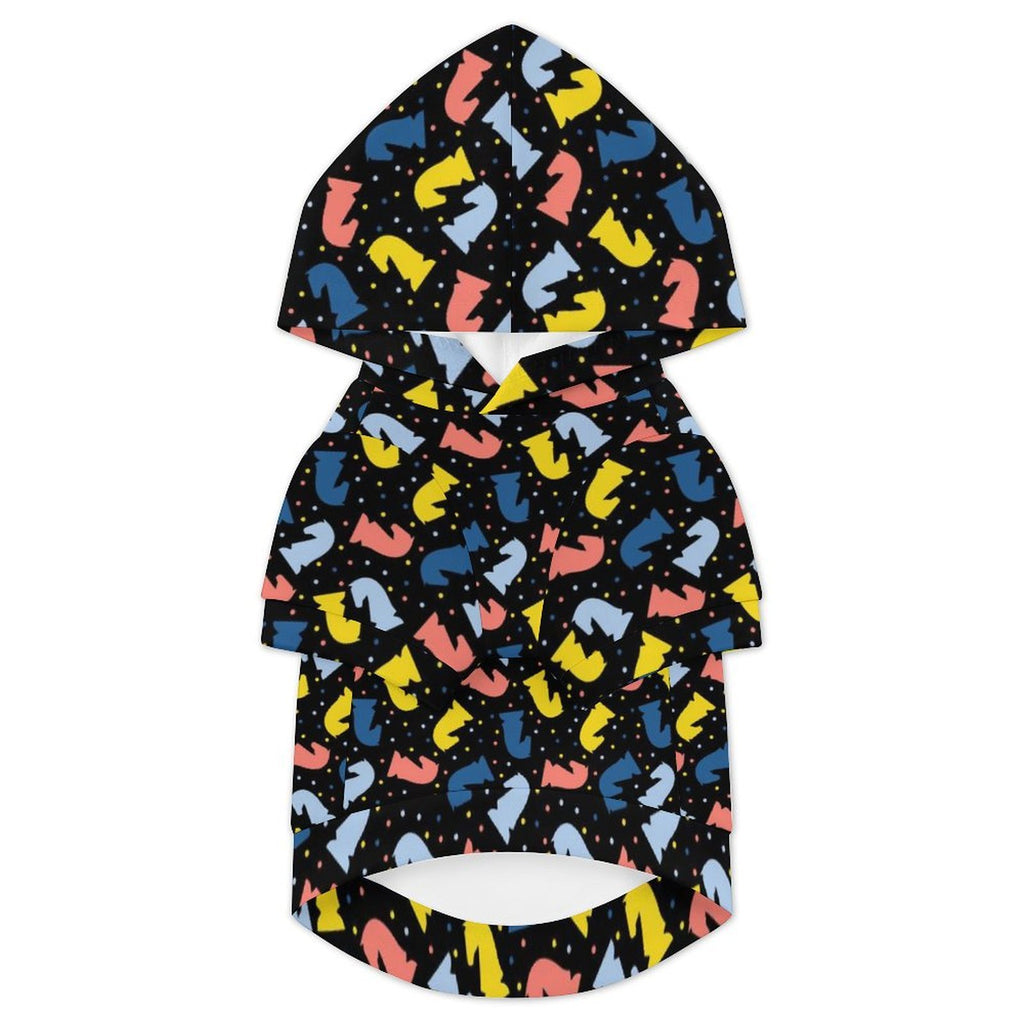 Colourful Chess Pet Hoodie (Small Size)