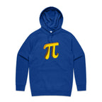 Pi - Mens Hoodie Bright Royal Mens Hoodie Maths Printed In Australia Science