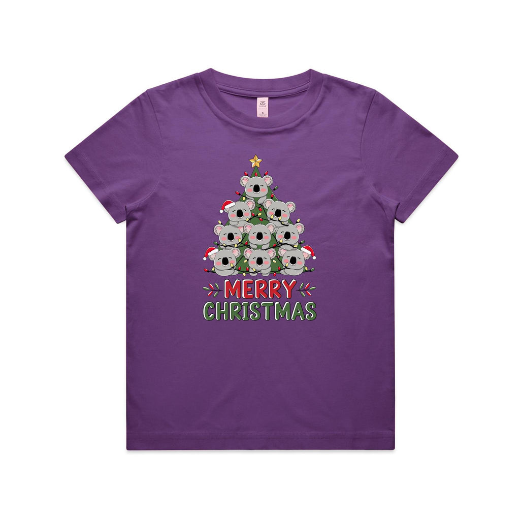 Koala Christmas Tree - Kids T-shirt