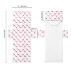 Flamingos Beach Chair Towel Cover with Side Pockets