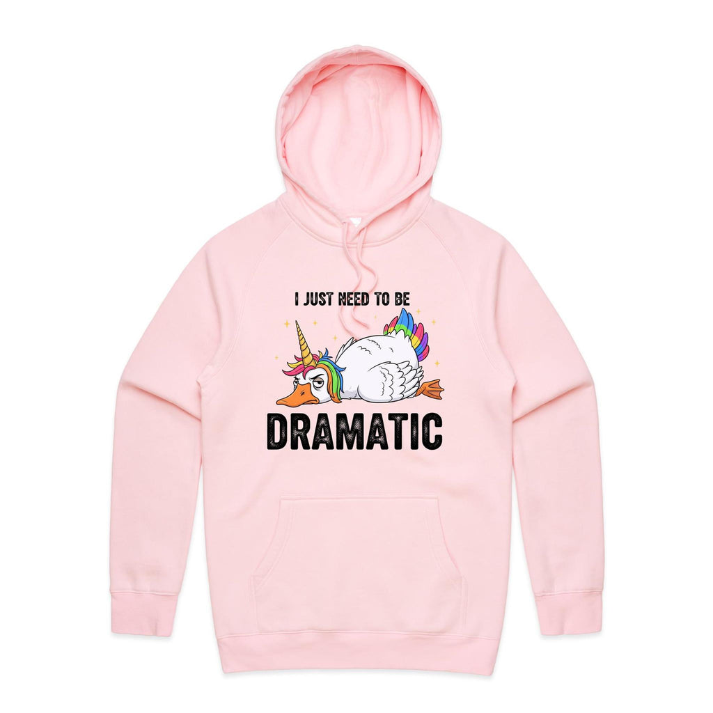 Dramatic Rainbow Goose Men's AS Colour Hoodie Pink Mens Hoodie animal Printed In Australia