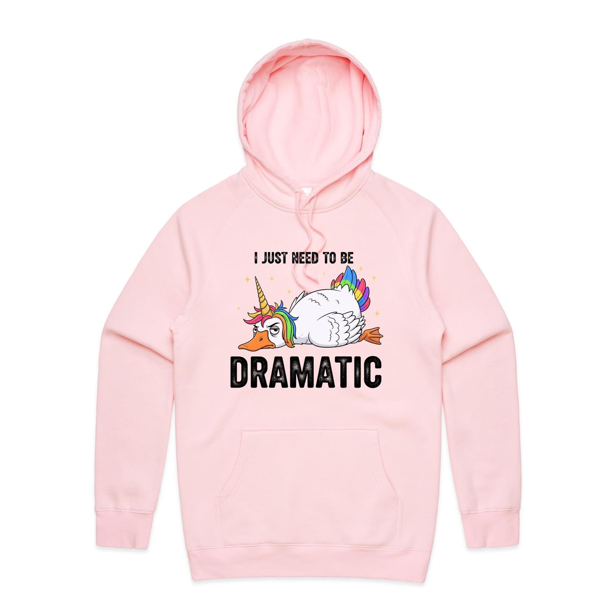 Dramatic Rainbow Goose Men's AS Colour Hoodie Pink Mens Hoodie animal Printed In Australia
