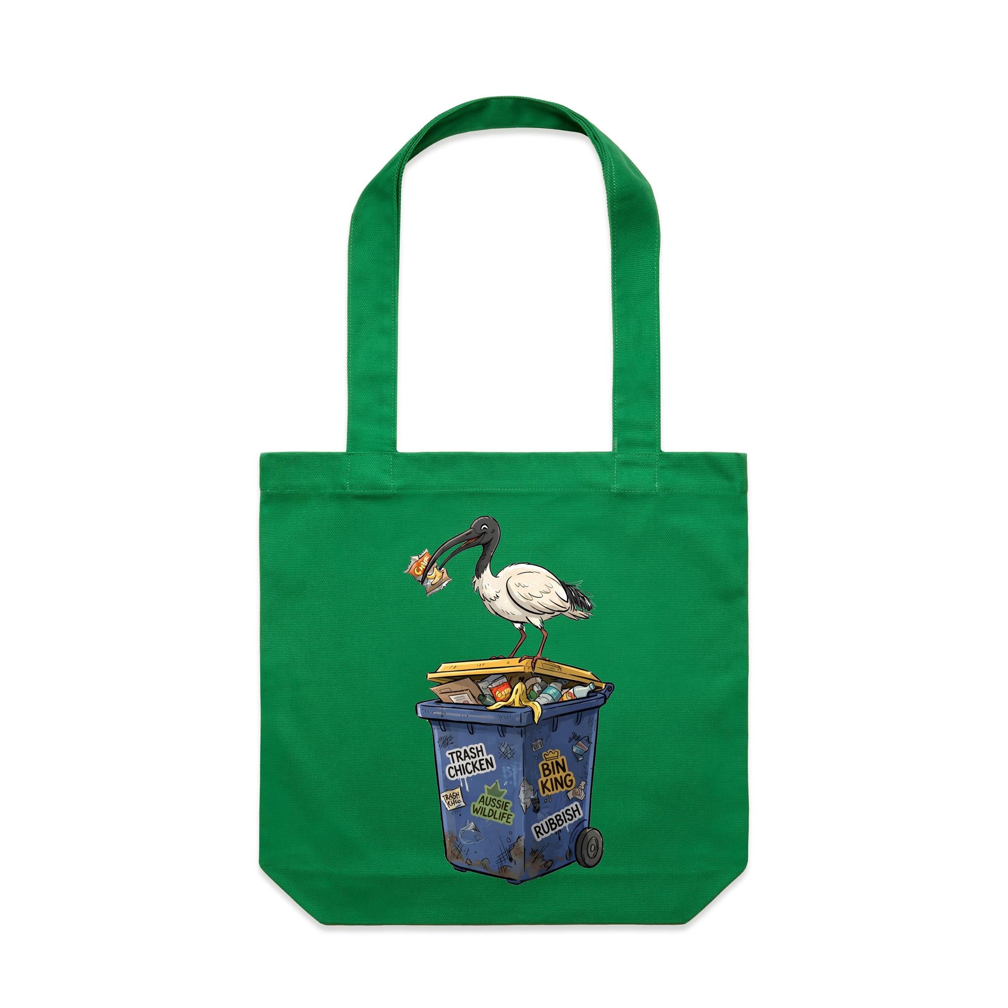 Bin Chicken Australian Ibis Canvas Tote Bag