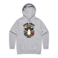 Good Vibes Only, Hippie Mushroom With Sunglasses - Womens Hoodie