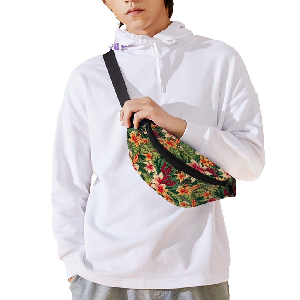 Vintage Hawaiian Flower - Bum Bag / Fanny Pack