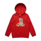 Travel Is Always A Good Idea - Kids Hoodie Red Kids Hoodie Printed In Australia