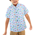 Colourful Cars Junior Kids Hawaiian Shirt
