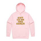 Lay It On The Table - Mens Hoodie Pink Mens Hoodie Games Printed In Australia