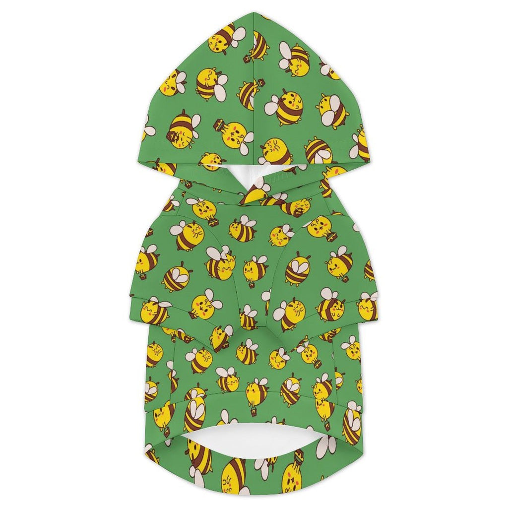 Busy Bees Pet Hoodie (Small Size)