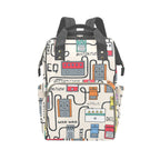 Guitar Pedals - Multi-Function Backpack, Nappy / Diaper Bag