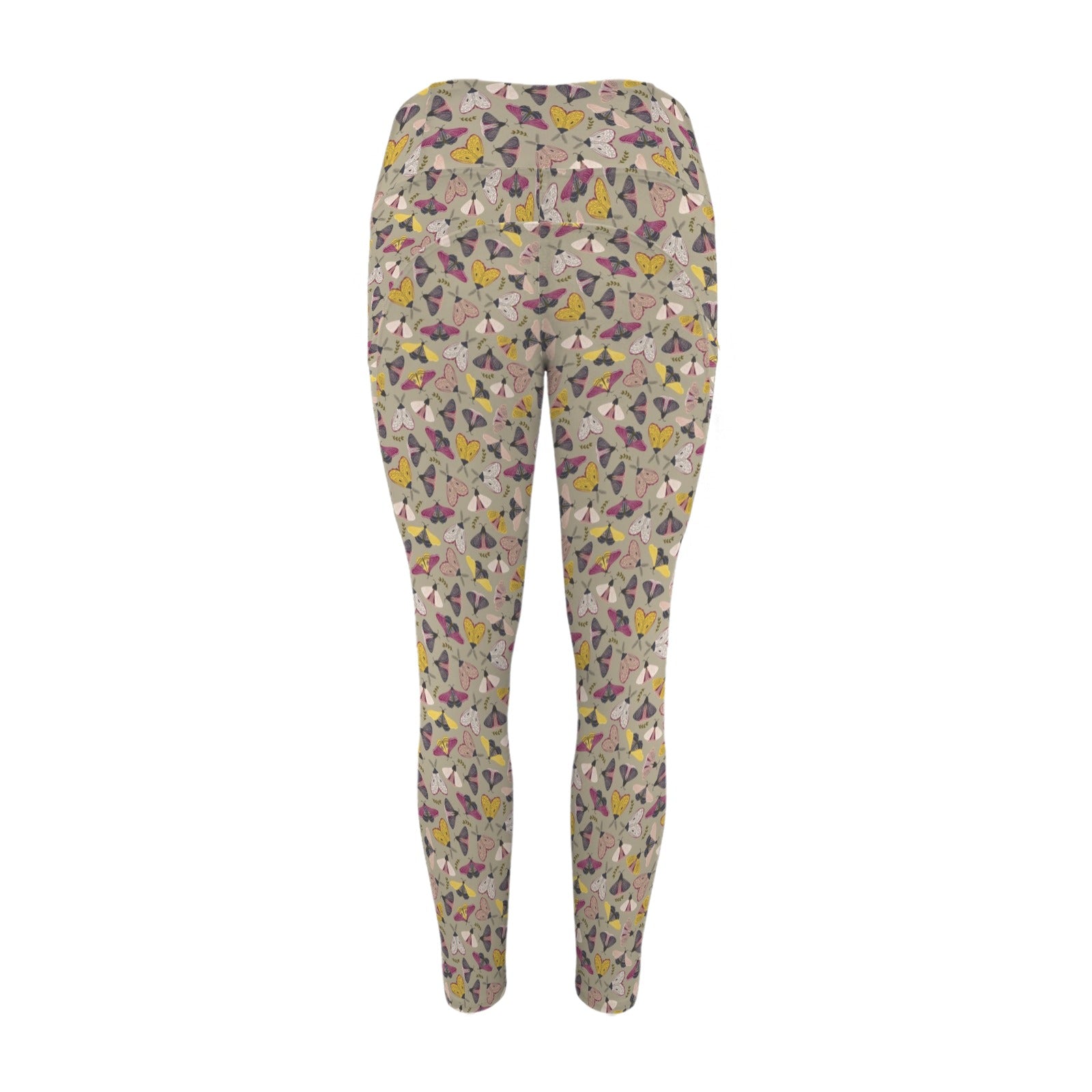 Pretty Moths Women's High Waist Pockets Yoga Leggings