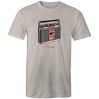 Classic Rock, Cassette Player - Mens T-Shirt Light Grey Mens T-shirt Music Printed In Australia Retro