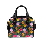 Tropical Floral Shoulder Handbag
