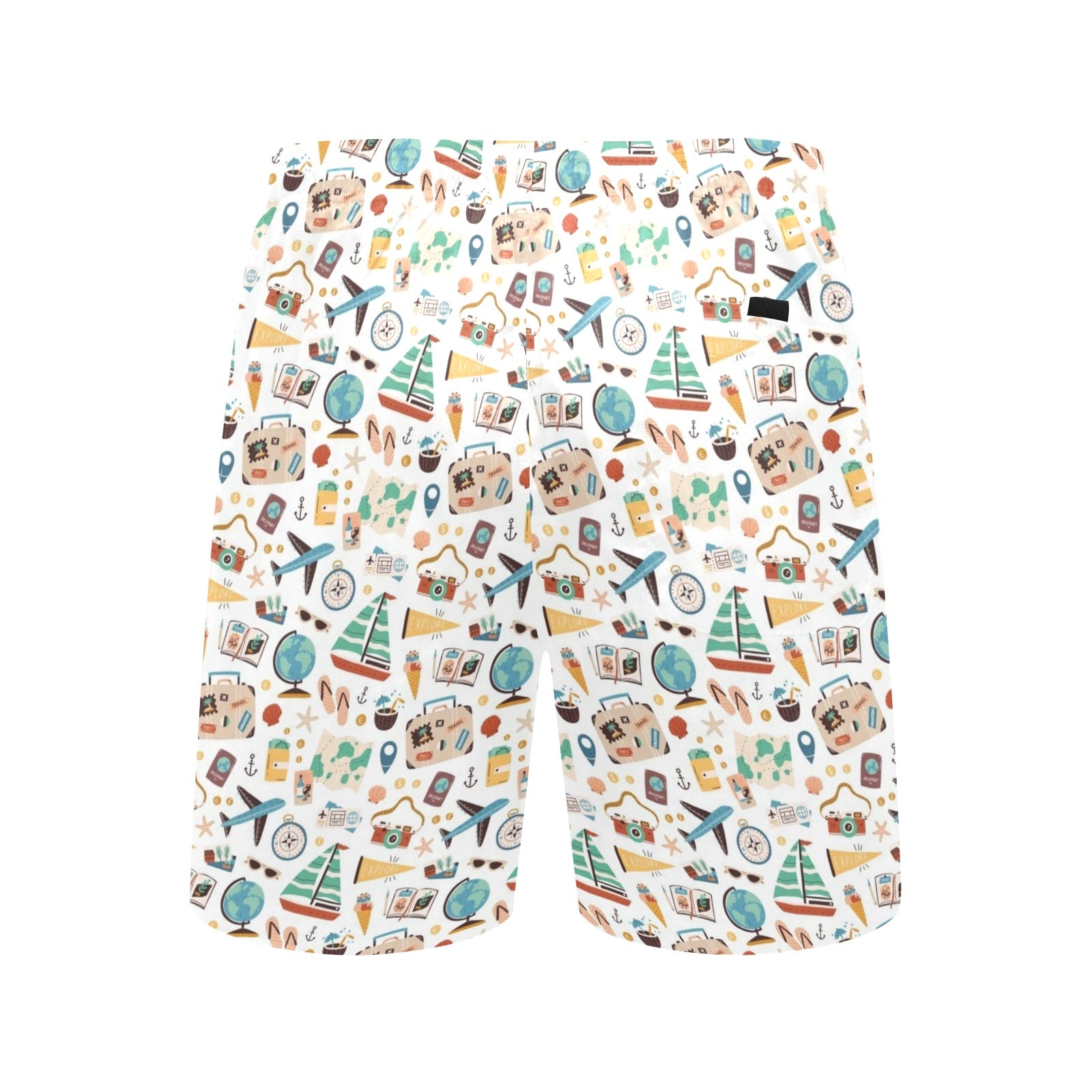 Travel And Explore Men's Mid-Length Beach Shorts Men's Mid-Length Beach Shorts Printed Offshore