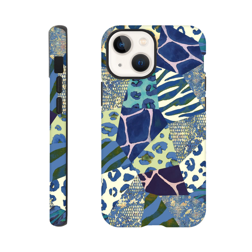 Animal Mosaic - Apple iPhone Tough case iPhone 13 Mini iPhone Tough Case animal Globally Fulfilled