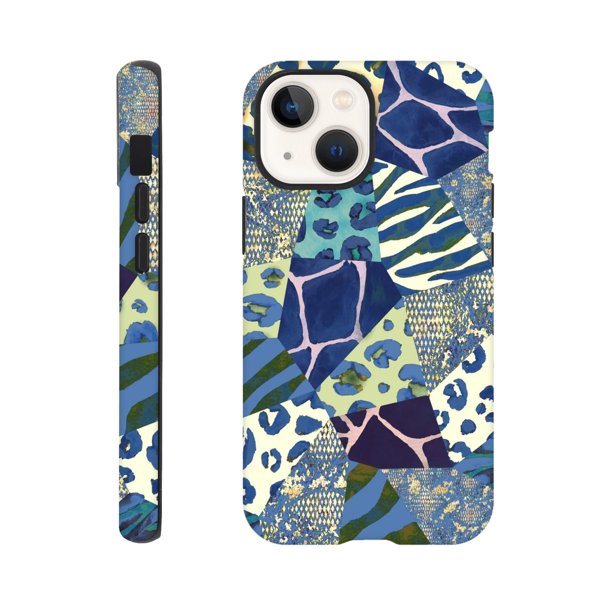 Animal Mosaic - Apple iPhone Tough case iPhone 13 Mini iPhone Tough Case animal Globally Fulfilled