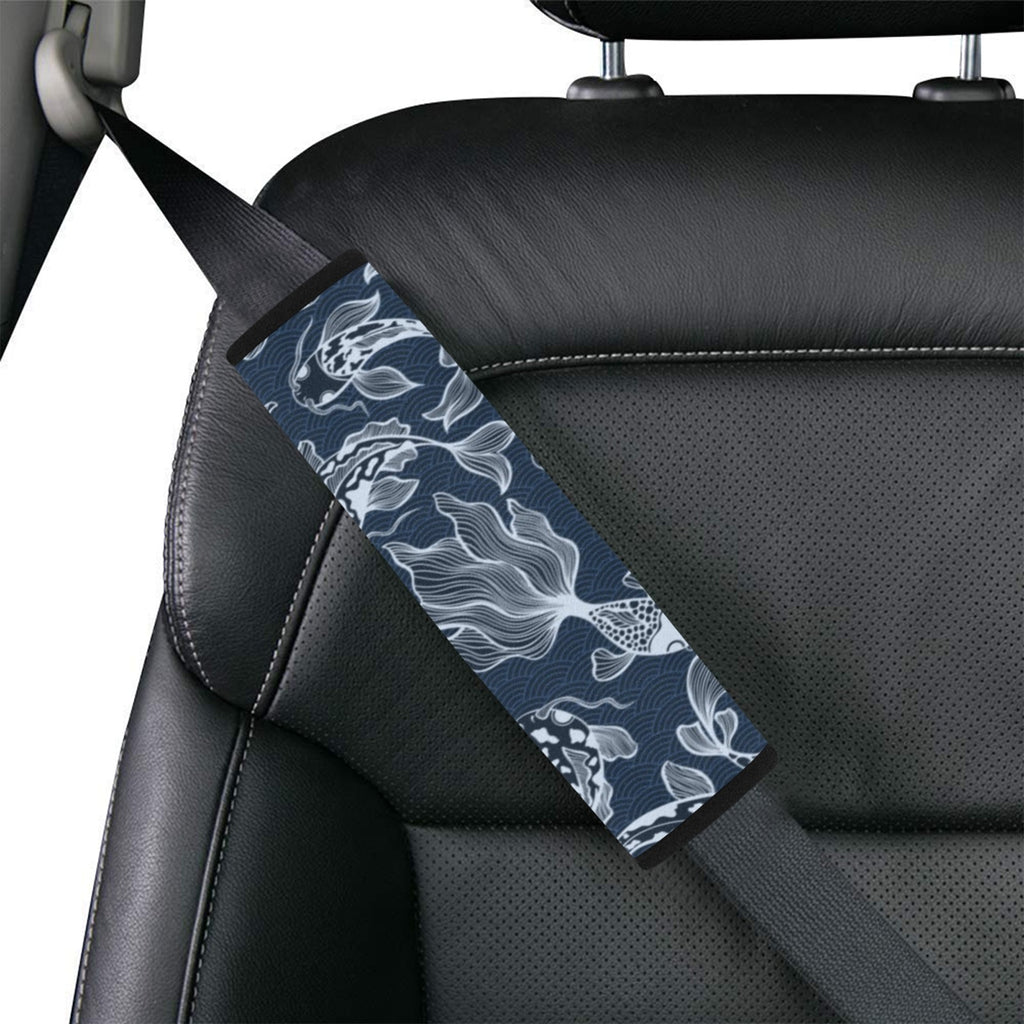Blue Fish Car Seat Belt Cover 7''x10'' (Pack of 2) Car Seat Belt Cover 7x10 (Pack of 2) animal Printed Offshore