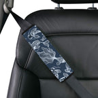 Blue Fish Car Seat Belt Cover 7''x10'' (Pack of 2) Car Seat Belt Cover 7x10 (Pack of 2) animal Printed Offshore