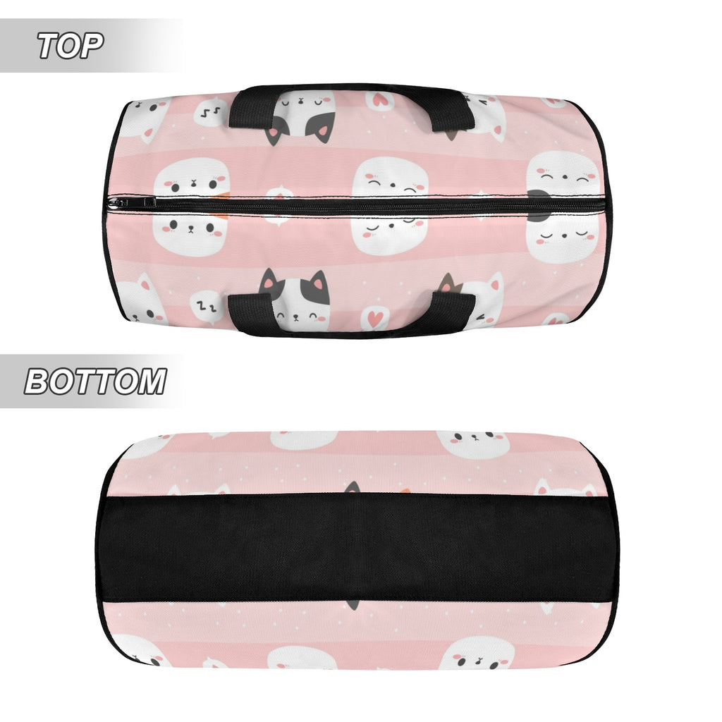 Pink Cats Duffle Bag Duffle Bag Printed Offshore